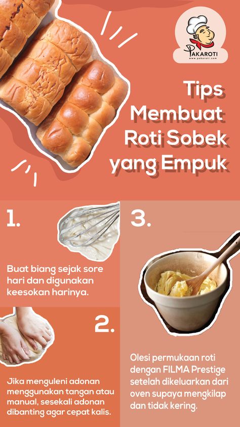 Soft Bread Recipe, Homemade Lemonade Recipes, Pembuat Roti, Resipi Kek, Bread Maker Recipes, Cooking Guide, Food Recepie, Cooking Recipes Desserts, Baking Tips