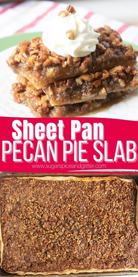 Sheet Pan Pecan Pie, Pecan Slab Pie, Pecan Recipes Deserts, Pecan Bars Recipe, Ready Made Pie Crust, Pecan Pie Bars Easy, Premade Pie Crust, Pecan Pie Bars Recipe, Pecan Pie Cake