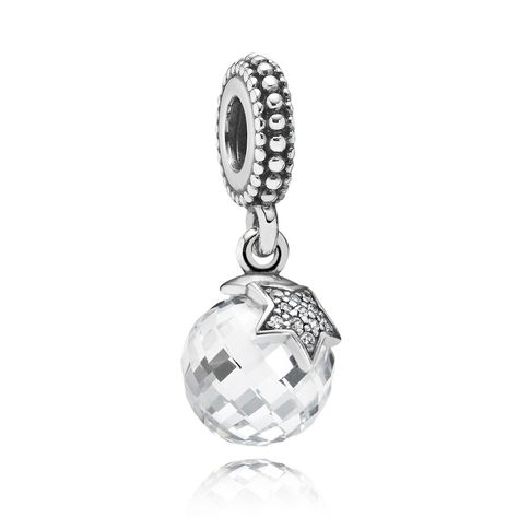 Pandora Moon & Star Pendant Charm 791392CZ | John Greed Jewellery Pandora Moon, Necklace Pandora, Pandora Christmas, Charms Pandora, Pendant Shade, Pandora Beads, Bracelet Pandora, Pandora Rings, Pandora Bracelet Charms