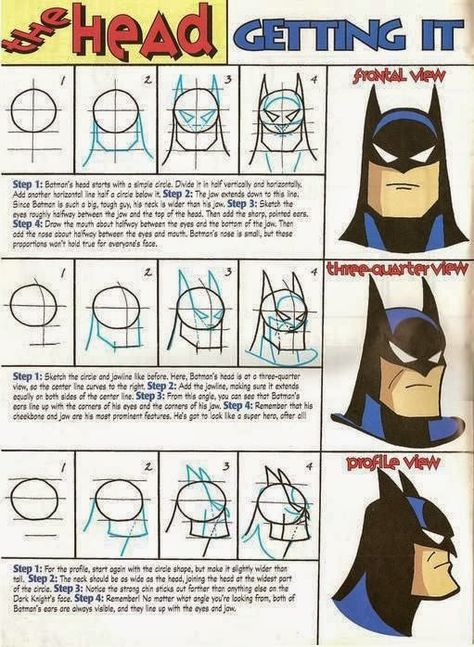 How To Draw Batman, People Cartoon, Batman Cartoon, Batman Drawing, Drawing Superheroes, Comic Book Drawing, Draw People, Univers Dc, Batman Artwork