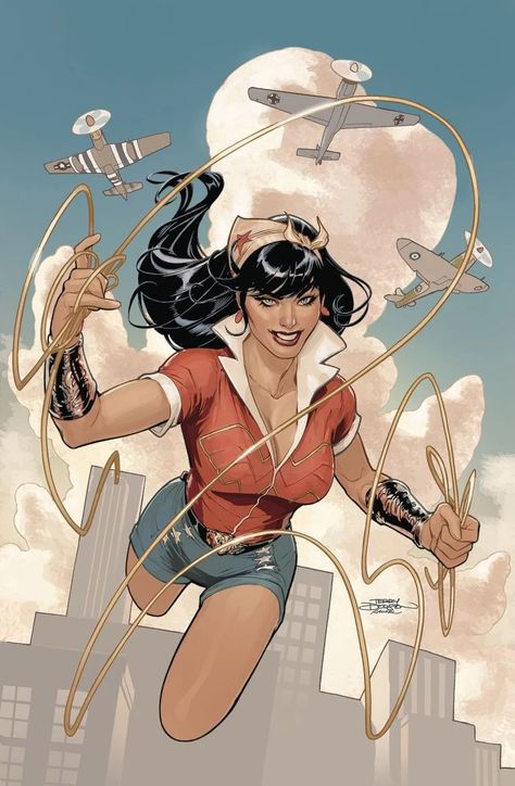 Wonder Woman Wallpaper, Cassie Sandsmark, Dc Bombshells, Terry Dodson, Diana Of Themyscira, Woman Wallpaper, Dc Wonder Woman, Dc Women, Adam Hughes