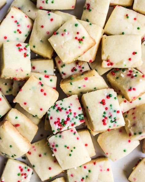 Christmas Shortbread Cookie Bites — salt n sprinkles Christmas Shortbread Cookie Bites, Shortbread Bites Recipes, Shortbread Cookie Bites, Shortbread Cookie Recipe Christmas, Christmas Shortbread Cookies, Easy Shortbread Cookie Recipe, Shortbread Bites, Best Shortbread Cookies, Halloween Pinata