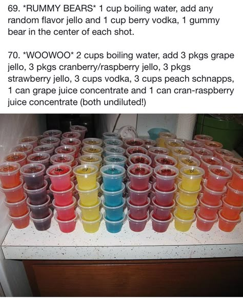 Alcohol Jello Shots, Tequila Jello Shots, Jelly Shots, Drinking Games For Parties, Fun Drinking Games, Party Drinks Alcohol, Pudding Shots, Jello Shot Recipes, Mixed Drinks Alcohol