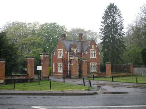 Entrance to Bagshot Park Bagshot Park, Frogmore House, Cornwall House, Heavy Is The Crown, Park Royal, Royal Lodge, Sandringham Estate, Surrey England, English Manor Houses