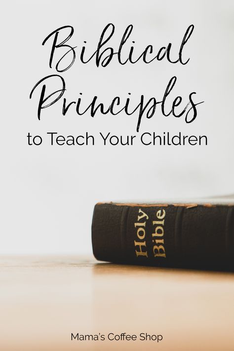 5 Biblical Principles to Teach Your Children Biblical Principles To Live By, Bible Study Activities, Wisdom Bible, Study Activities, Biblical Principles, Biblical Parenting, Bible Things, Raising Godly Children, Book Of Proverbs