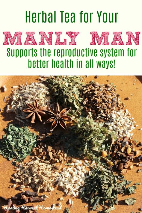 Tea For Men, Prostate Gland, Prostate Health Men, Manly Man, Herbal Teas Recipes, Natural Healing Remedies, Tea Recipe, Reproductive System, Natural Therapy