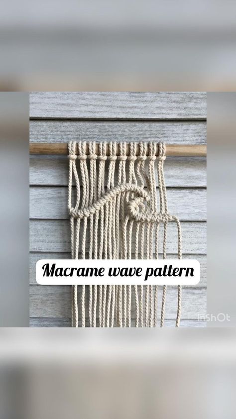 Coastal Macrame, Macrame Wave, Macrame Wall Hanging Tutorial, Macrame Thread, Macrame Mandala, Weaving Loom Diy, Macrame Knots Tutorial, Macrame Bracelet Patterns, Macrame Knots Pattern