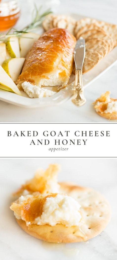 Honey Appetizers, Cauliflower And Cheese, Goat Cheese And Honey, Cheese And Honey, Baked Goat Cheese, Doughnut Holes, Recipes Italian, Goat Cheese Recipes, Best Appetizer Recipes