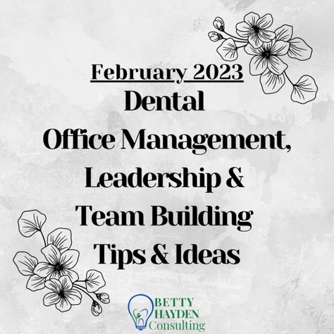 Organization Ideas For Dental Office, Dental Marketing Ideas, Dental Office Management, Dental Office Marketing, National Chili Day, Team Building Ideas, Office Team Building, Dental Office Manager, Dental Practice Management