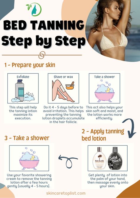 First Time Tanning Bed Tips, Diy Tanning Bed Lotion, How Long To Tan Outside Sun, Sun Bed Tan, How To Get Tanned Fast, How To Tan Safely In The Sun, Best Tanning Lotion For Tanning Bed, Tanning Bed Tips For Beginners, Tanning Lotion For Tanning Beds