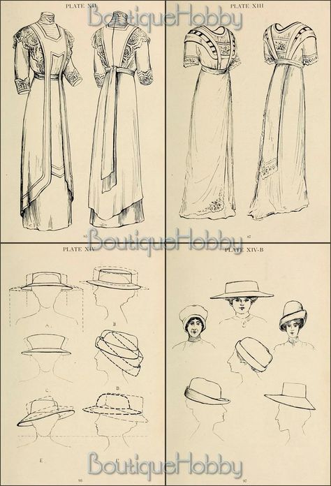 Design Edwardian Vintage Dress,pattern Drafting Edwardian Era Dress - Etsy Edwardian Bodice Pattern, Edwardian Dress Pattern, Edwardian Era Dress, Artistic Dress, Vintage Dress Pattern, 1900's Fashion, Victorian Purses, Historical Clothes, Outdoor Dress