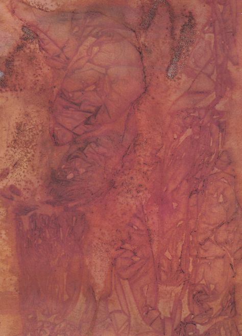 Hand dyed paper grounds create textures to draw and print onto. Gemma Lofthouse © Gross Texture, Textures To Draw, Flesh Texture, Dirt Texture, Dyed Paper, Umbilical Cord, Engine Room, Red Dirt, Skin Texture