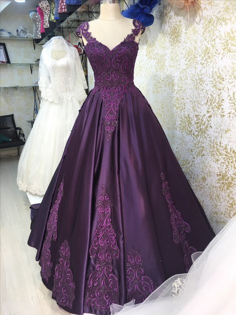 Burgundy Purple Dress, Purple Ballgown Prom Dress, Plum Ball Gown, Big Purple Dress, Dark Purple Dresses Formal, Midnight Purple Wedding Dress, Dark Purple Wedding Gown, Long Dark Purple Dress, Royal Purple Dress Formal