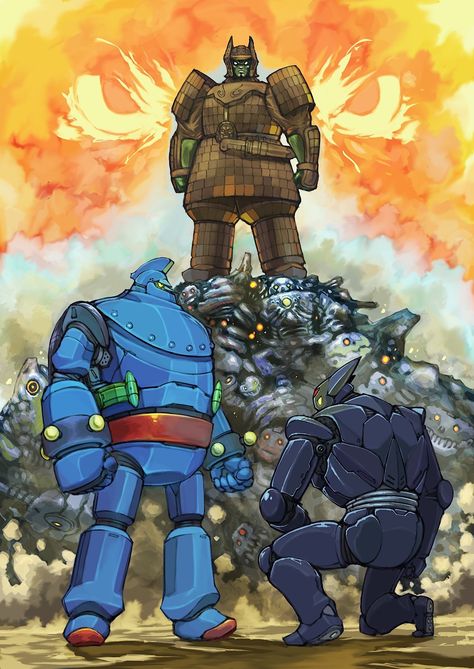 Tetsujin 28, Super Robot Taisen, Robot Wallpaper, Macross Anime, Retro Robot, Japanese Illustration, Astro Boy, Suit Of Armor, Super Robot