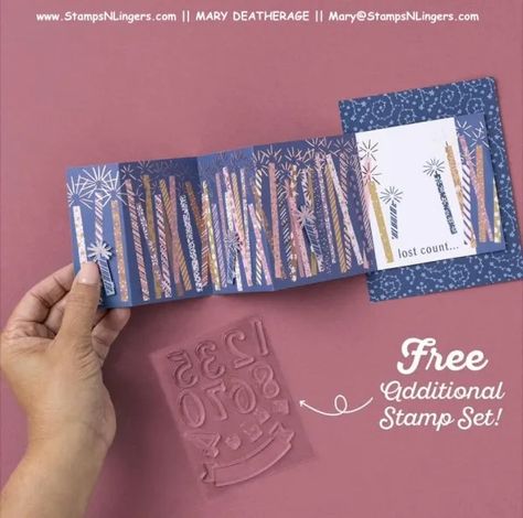 Stampin’ Up! July 2024 Painted Petals Paper Pumpkin and a Peek at the August 2024 Kit! | Stamps – n - Lingers Cake Paper, Paper Pumpkin Stampin Up, Stampin Up Paper Pumpkin, Box Craft, Free Stamps, Pumpkin Sign, Elegant Birthday, Paper Cake, Fun Fold Cards