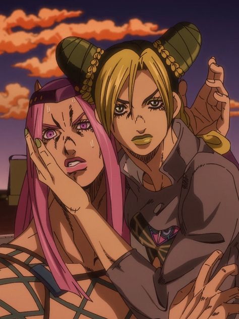 Jjba Stone Ocean, Stone Ocean, Blonde, Stone, Anime, Pink