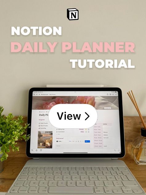 Lemon8 · Notion Daily Planner Tutorial 🌸 · @Reem Notion Daily Planner, Open App, Mood Tracker, Daily Planner