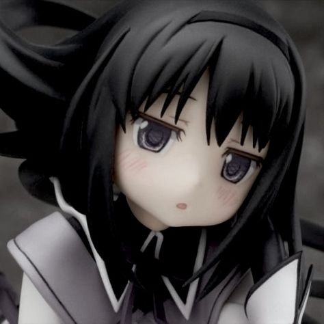 Homura Akemi Icon, Black Hair Pfp, Madoka Magica Homura, Girl Black Hair, Hair Pfp, Mahō Shōjo Madoka Magica, Homura Akemi, Mahō Shōjo, Alien Stage