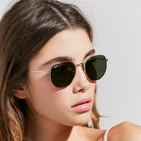 Ray-Ban Rb3548 Hexagonal Sunglasses Ray Ban Wayfarer Women, Ray Ban Glasses Women, Ray Ban Sunglasses Women Aviators, Ray Ban Hexagonal, Ray Ban Round, Ray Ban Round Sunglasses, Ray Ban Sunglasses Women, Model Sunglasses, Ray Ban Women