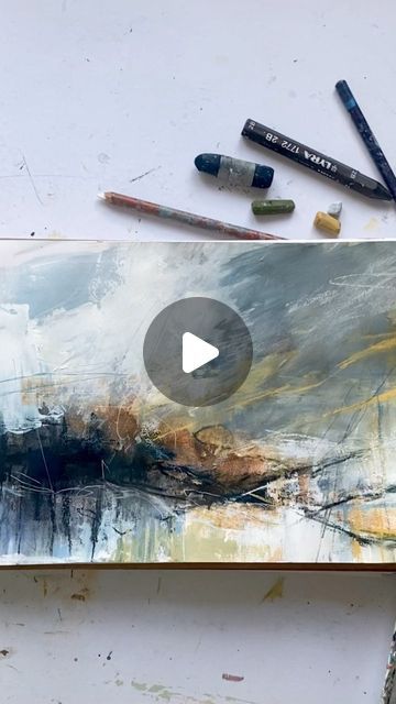 Charcoal Landscape Art, Watercolor And Pastel Mixed Media, Mixed Media Landscape Art, Acrylic Sketchbook Painting, Soft Pastel Abstract Art, Charcoal And Watercolor Art, Acrylic Pastel Painting, Soft Pastel Art Ideas, Abstract Landscape Painting Acrylic