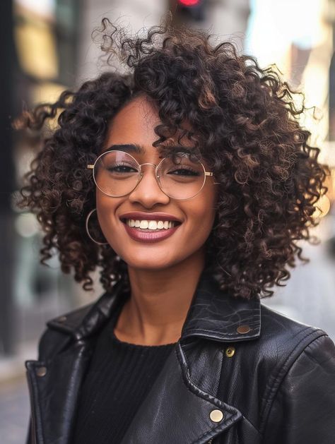 Stylish Curly Bob Haircuts: Embrace Your Natural Curls with These Chic Looks Short Ringlet Hair, Mixed Race Curly Hair, Medium Curly Hair Black Women, Curly Bangs Natural Hair, Shoulder Curly Hairstyles, Afro Bob Hairstyles, Curly Bob Hairstyles 2024, Curly Haircuts For Black Women, Naturally Curly Shoulder Length Hair