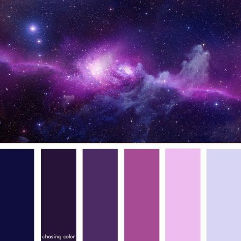 20 Likes, 1 Comments - Chasing Color (@chasing.color) on Instagram: “Shades Of Violet Cosmos (Photo Credit: cosmosandwanda.tumblr.com) #chasingcolor #colorthemes…” Celestial Color Palette, Aesthetic Palette, Cosmos Galaxy, Galaxy Decor, Purple Space, Celestial Stars, Ravenclaw Aesthetic, Space Aesthetic, Aesthetic Galaxy