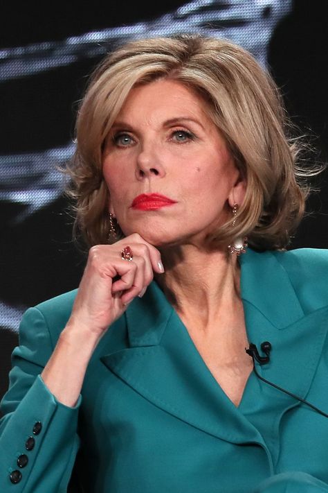 christine baranski - hairstyles for older women Christine Baranski, Shaggy Pixie, Hairstyles For Older Women, Chin Length Hair, Black Hair Color, Getting Older, Mom Hairstyles, Haircut For Older Women, Short Hair Older Women