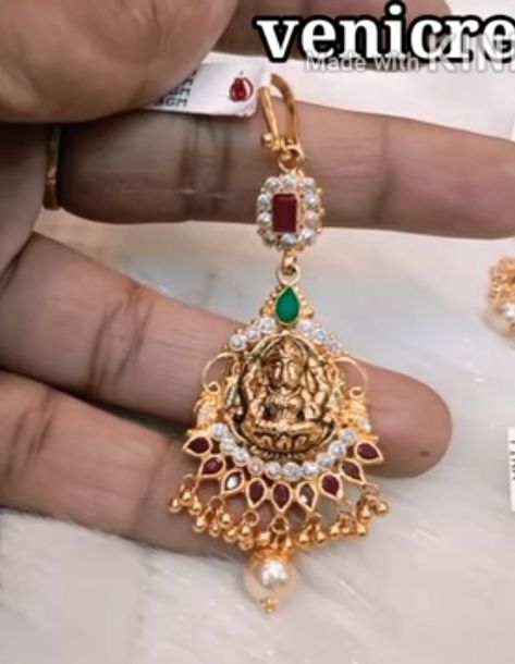 Papidi Billa Gold Designs Latest, Papidi Billa Gold Designs, Papati Billa, Nethi Chutti, Papidi Billa, Big Earrings Gold, Gold Earrings Wedding, Trendy Blouse, Goddess Statue