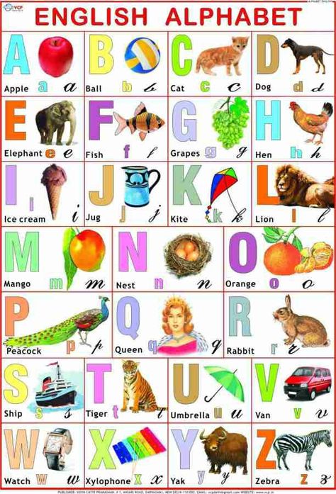 Abcd Chart, Animals Chart, Functional Literacy, Kids Bulletin Boards, Preschool Charts, Learning Money, Abc Chart, Phonics Chart, Russian Language Lessons