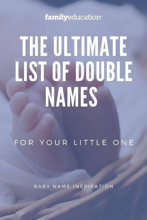 Double names for babies, or double-barrelled names, are most popular in Southern traditions, and are a great way to give your child a completely unique baby name. We've rounded up the most popular double names for boys, girls, and gender-neutral options for your baby name inspiration. Double Names For Girls, Double Names For Boys, Double Barrel Baby Names, Double Girl Names, B Baby Names, Southern Boy Names, Southern Girl Names, One Syllable Names, Names For Babies