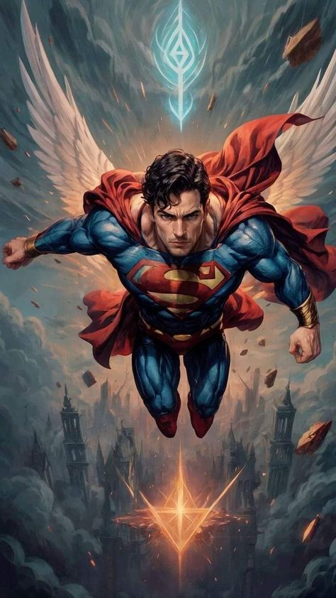 Dc Superheroes Art, Superman Tattoo, Superman 2, Superman Artwork, Superman Wallpaper, Supergirl Superman, Dc Comics Wallpaper, Superman Art, Dc Comics Heroes