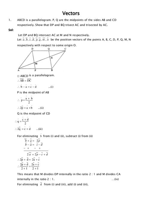 Class 12 Maths - Vectors by Ednexa http://www.ednexa.com/hsc-blog/hsc-mathematics-preparation-vectors/ Vectors Physics, Farm Animal Pictures, Math Vector, Vectors Math, Line Math, Class 12 Maths, Chemistry Worksheets, 12th Maths, Math Notes