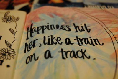 Happiness hit her, like a train on a track. Dog Days Are Over Florence, Dog Days Are Over, Florence Welch, Florence The Machines, Short Poems, The Machine, Lyric Quotes, Look At You, A Train