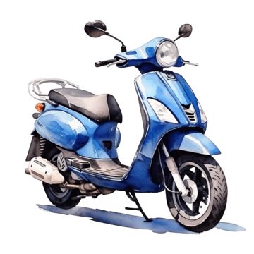 Scooter Motorcycle, Free Png, Graphic Resources, Clip Art