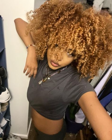 Ginger Blonde, Curly Hair Braids, Dyed Hair Inspiration, Cute Box Braids Hairstyles, Let Your Hair Down, Face Card, Hair Colours, Hair Down, Permed Hairstyles