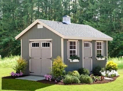 Shed Storage Solutions, Amish Sheds, Small Shed, Wooden Storage Sheds, Outdoor Garden Sheds, Shed Landscaping, Storage Shed Kits, Wood Storage Sheds, Storage Shed Plans