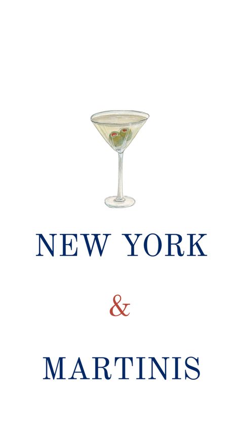 New York and martinis Martini, Iphone Wallpaper, New York, Iphone