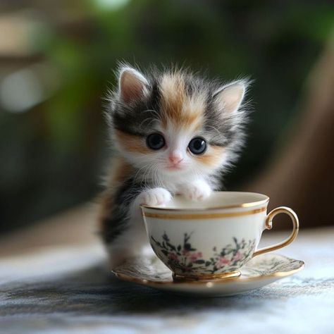 Teacup Cats, Ghost Lights, Magic Cat, Cat Picture, Animated Animals, Adorable Kittens, Baby Cat, Funny Animal Jokes, Animal Jokes