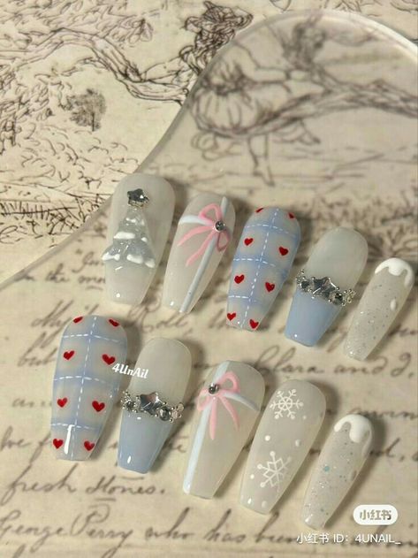 Pretty Nails Acrylic, Nail Art Noel, Coquette Nails, Nails Pretty, Hippie Nails, Asian Nails, Blush Nails, Pretty Gel Nails, Really Cute Nails