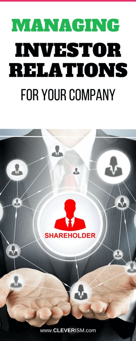 Managing Investor Relations For your Company. Investor relations refer to the conversation between the company and the investors. Even though the conversation is regulated and the information disclosed is voluntary, the conversation is an important element in stock market operations.  #Cleverism #CareerTips #Finance #FinanceTips  #FinanceBulletJournal #FinanceOrganization Impact Of Social Media, Career Plan, Startup Business Plan Template, Finance Bullet Journal, Job Interview Advice, Cover Letter Tips, Startup Quotes, Successful Business Owner, Annual Reports