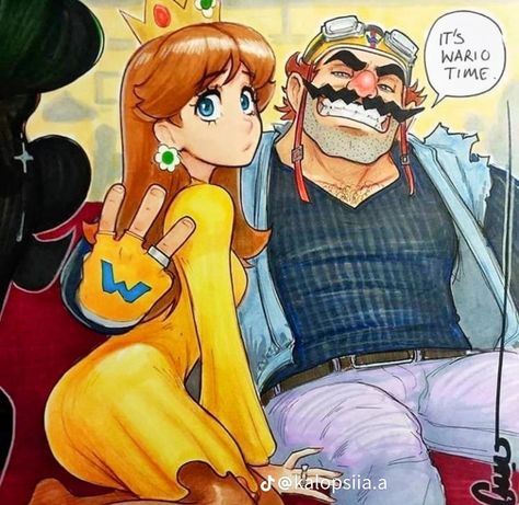 Omardogan1976 Daisy, Omar Dogan Art, Omar Dogan, Tekken Wallpaper, Noxus League Of Legends, Luigi And Daisy, Mario E Luigi, Couple Cosplay, Mario Fan Art