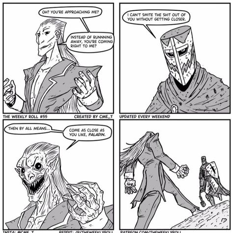 The Weekly Roll Dnd Comic, Dnd Comics, D D Funny, Bucket Brigade, Dnd Memes, Dnd Stories, Dungeons And Dragons Memes, Dragon Memes, Dnd Funny