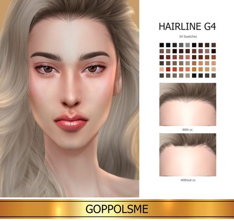 GPME-GOLD Hairline G4 | GoppolsMe on Patreon Sims 4 Cc Hairline Maxis Match, Sims4 Hairline Cc, Ts4 Hairline Cc, Sims 4 Hair Line Cc, Hairline Cc Sims 4, Ts4 Hairline, Hairline Sims 4 Cc, Sims 4 Cc Hairline, Sims 4 Hairline Cc