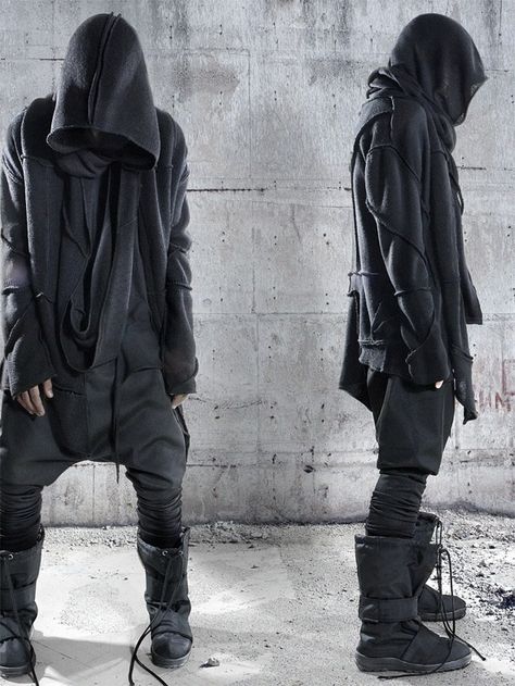 Demobaza AW12 Men Futuristic Fashion, Gamer Fashion, Future Fashion, Dystopian Fashion, Post Apocalyptic Fashion, Urban Ninja, Apocalyptic Fashion, Cyberpunk Fashion, Men In Black