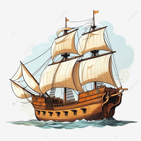 mayflower ship cartoon illustration on its pilgrim voyage ship cartoon thanksgiving png Ship Cartoon Images, Mayflower Art, Cartoon Thanksgiving, Ship Clipart, Mayflower Ship, Cartoon Ships, Cartoon Clipart, Ship Drawing, Drawing Clipart