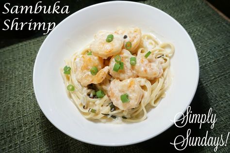 Sambuca Shrimp Sauce For Pasta Recipes, Sambuca Shrimp, Shrimp Sauce Recipes, Sauce For Pasta, Recipes With Ingredients, Shrimp Noodles, Meals For Four, Pop Up Trailer, Cream Sauce Recipes