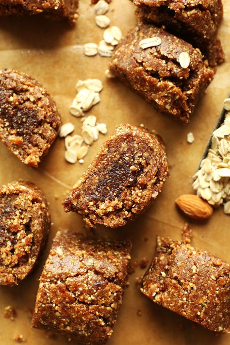 Fig Newtons, Date Cookies, Minimalist Baker, Healthy Sweets, Cookie Recipe, Healthy Desserts, Vegan Desserts, Fig, Oats