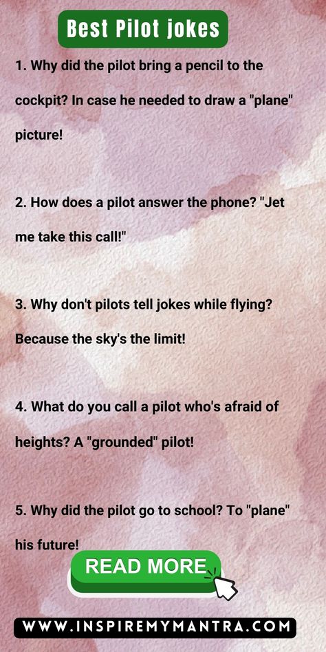 Best Pilot Jokes Best Short Jokes, Pilot Joke, Pilot Humor, Funny Pilot, Helicopter Pilots, Short Jokes, People Laughing, Fly High, Sky High