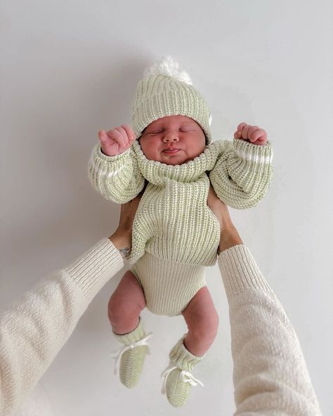 That squish 🥹 and this colour ~ these lime pieces are just beautiful 🍋‍🟩 Ziggy Lou Autumn / Winter is dropping next Wednesday, and we cannot wait to show you what we got! Look book going up in the next few days. Image @chloerenaae Super Chunky Knit, Milk Color, Baby Rocker, Chunky Knit Jumper, Sibling Gifts, Knitted Booties, Autumn Winter Collection, Baby Journal, Baby Skin Care