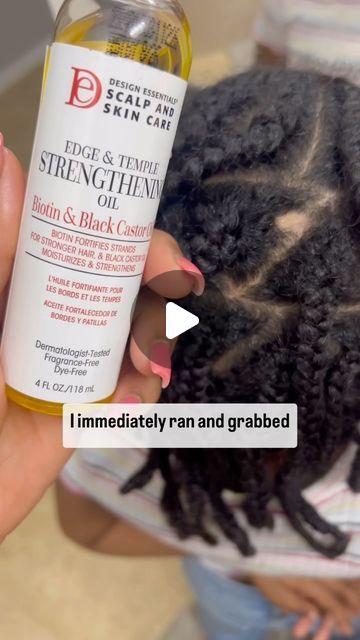 Design  Essentials - Haircare | What happens if you or your little one notices a bald spot? This was the recent experience of professional hair stylist and Design... | Instagram Tension Alopecia, Bald Spot, Haircut Styles, Black Castor Oil, Professional Hairstylist, Hair Remedies, Au Naturale, Scalp Care, Design Essentials